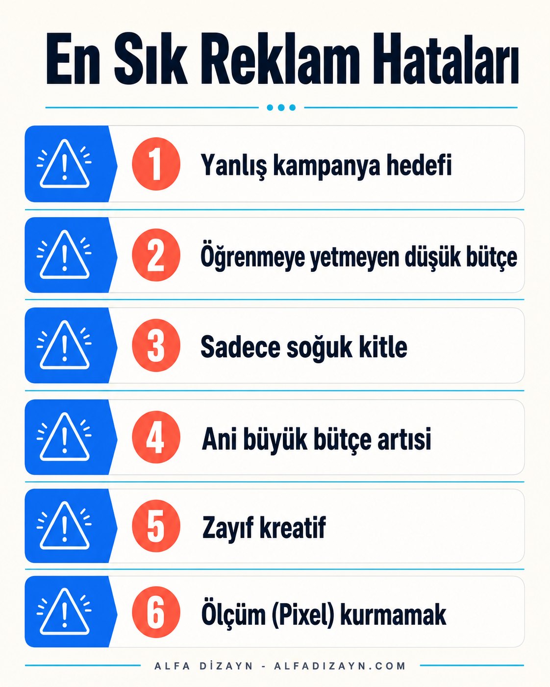 En sık yapılan Meta ve Instagram reklam hataları