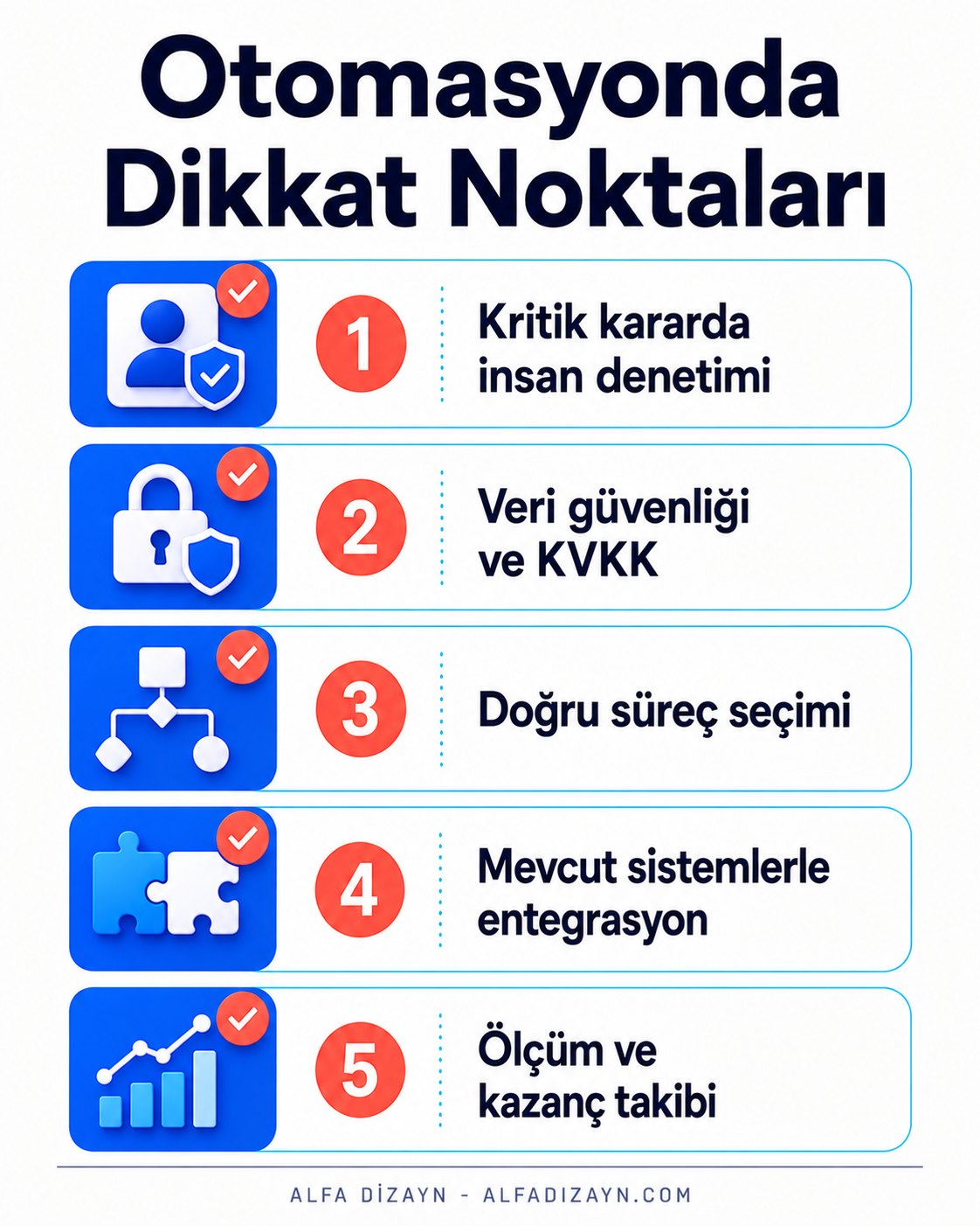Otomasyon kurarken dikkat edilmesi gereken noktalar