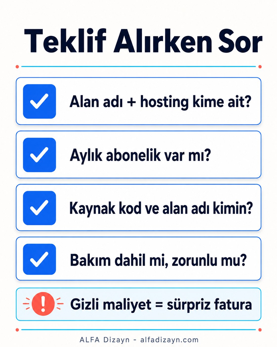 Ucuz site ile nitelikli web sitesi arasındaki fark