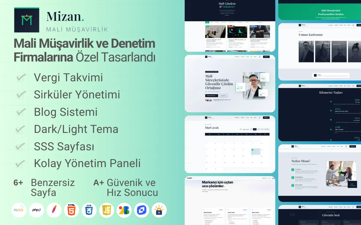 Mali Müşavirlik Web Sitesi Tasarımı: SMMM Rehberi