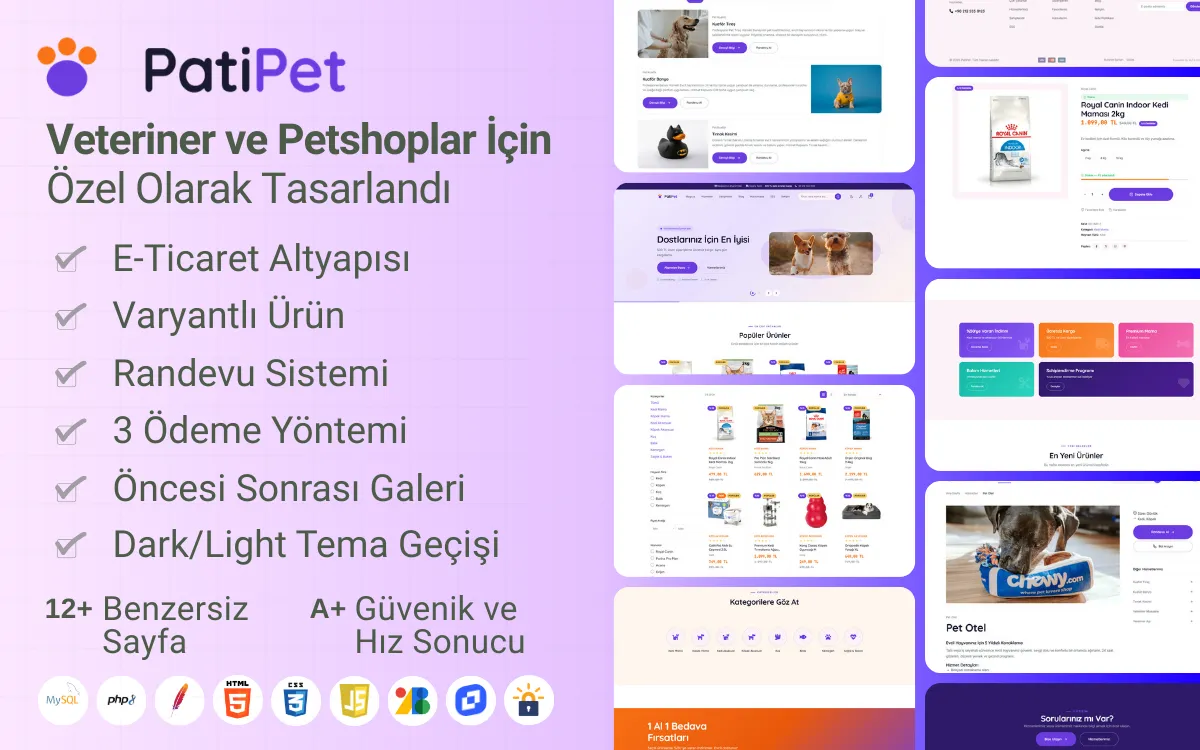 Petshop Web Sitesi Tasarımı Rehberi: E-Ticaret + Hizmet Platformu (2026)