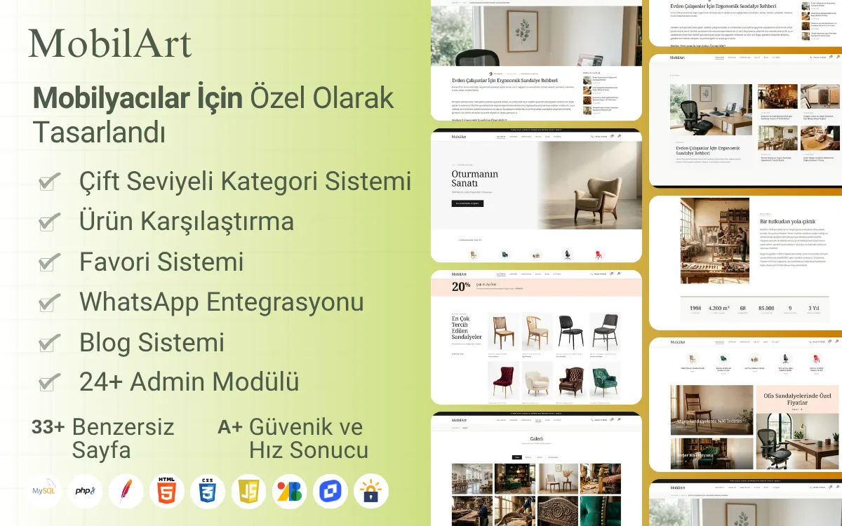 Mobilya Mağazası Web Sitesi Nasıl Olmalı? Sandalye, Koltuk ve Oturma Grubu Üreticileri İçin Rehber (2026)