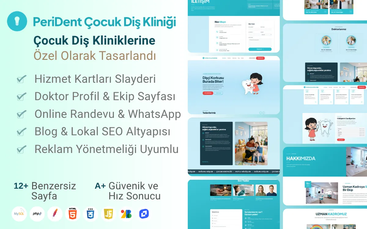 Çocuk Diş Kliniği Web Sitesi Nasıl Olmalı? Ebeveynler Ne Arar?
