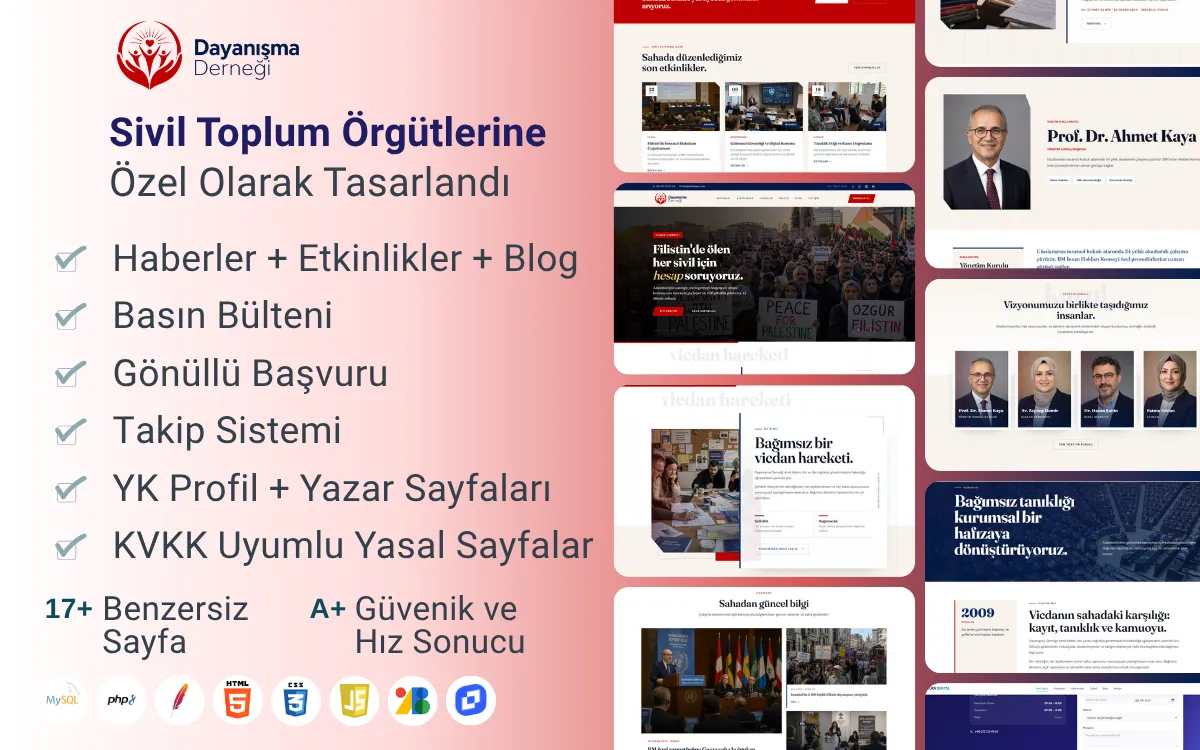 STK, Dernek ve Vakıf Web Sitesi Nasıl Olmalı? Sivil Toplum İçin Dijital Rehber