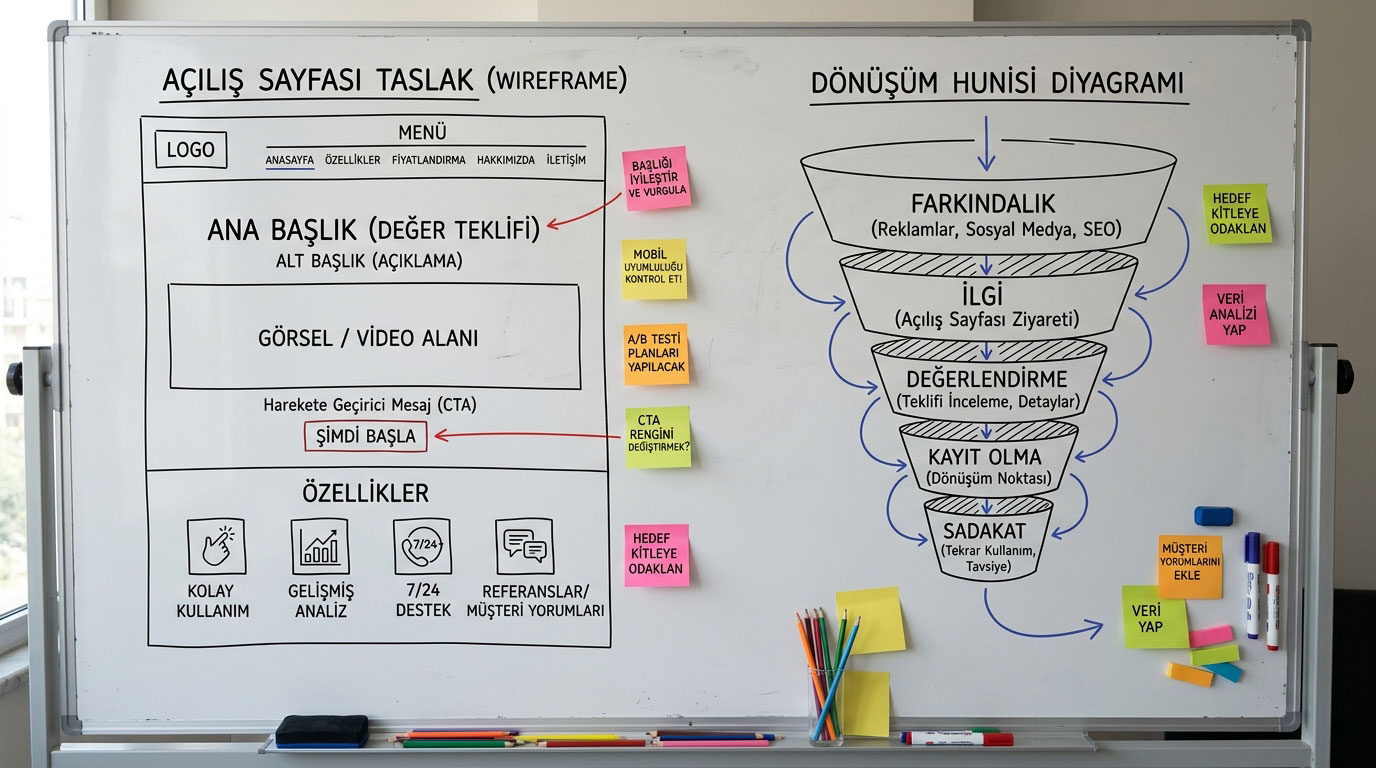 Landing Page Nedir? Dönüşüm Odaklı Açılış Sayfası Rehberi